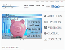 Tablet Screenshot of labproservices.com